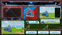 do animated twitch stream overlay, kick, twitch logo, panels, screens, alerts
