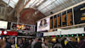 add anything inside a london train station billboard video