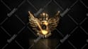 create glossy 3d and fire logo intro animation