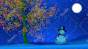 make a snowman christmas tree video greeting