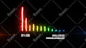 create music visualization with light saber effect