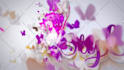 create an amazing butterflies logo intro animation