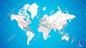 create travel map route animation and point your location