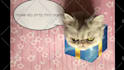 record my cat break through your birthday card