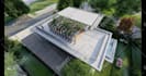 do high quality photorealistic exterior render architecture building