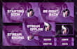 design best twitch overlay animated and logo for your stream