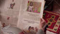 make awesome santa claus newspaper christmas greeting video