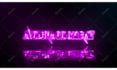 create electric neon logo animation