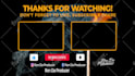 do custom youtube end card end screen outro within 12 hours