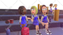 make an animated 3d scripted short story  video