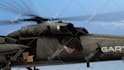 create a drop package promo with a helicopter