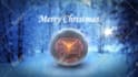 put your logo in winter crystal ball intro for christmas