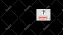 create youtube subscribe, bell and profile image animation