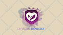 create water drop logo sting animation