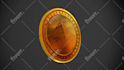 create a coin drop logo animation