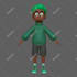 model high quality 3d characters for animated films and game