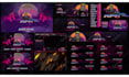 create animated kick twitch stream overlays, screens, stingers ,alerts