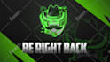 make animated twitch brb, starting soon, offline screens