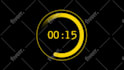 create clock countdown timer animation video up to 60min