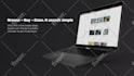 create an elegant website promo or website 3d presentation video