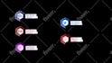 make 4k social media lower thirds title animation