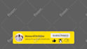 create custom social media subscribe and follow buttons