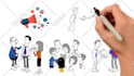 make whiteboard doodle video animation or 2d explainer video