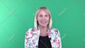be your british video spokesperson on white screen with logo