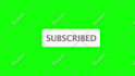 create animated youtube subscribe button and bell icon