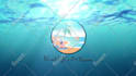 create this underwater logo animation
