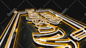 create a light bulb explosion neon logo reveal animation