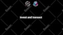 do blockchain and cryptocoin logo animation