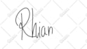 animate your handwritten signature style logo