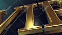 create gold metallic logo animation