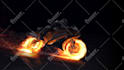 make perfect motorcycle fire reveal logo animation intro