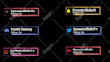 make 4k social media lower thirds title animation