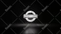 do 4k glitch realistic neon sign logo animation
