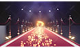create luxury 3d red carpet logo intro