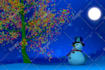 make a snowman christmas tree video greeting