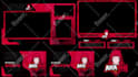 craft professional twitch overlay, stream overlay, mascot logo