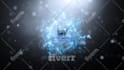 create custom 3d glossy logo intro animation