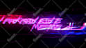 create glitchy cyberpunk logo intro