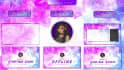 design cute twitch or kick stream overlays and panels