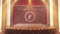 theatre curtain logo reveal