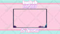 create a cute animated twitch overlay for your stream