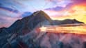make mountain logo reveal intro