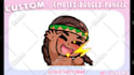 create your twitch cheermotes, alerts or emotes animated