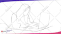draw minimalist animations with continuous lines