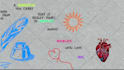 create a trendy hand drawn lyric video
