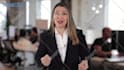 create a polished business corporate spokesperson video